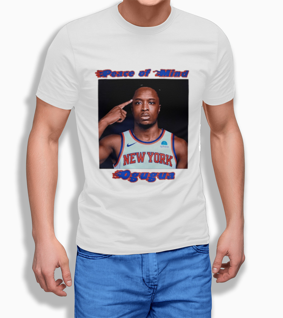 New York Knicks Basketball OG Anunoby Peace Of Mind Ogugua 2026 T-Shirt