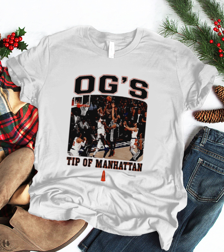 OG's Tip Of Manhattan New York Basketball Scene T-Shirt