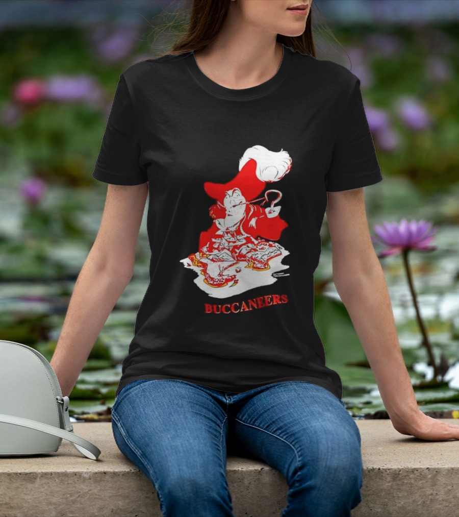 Captain Hook Buccaneers Pirate Tampa Bay T-Shirt
