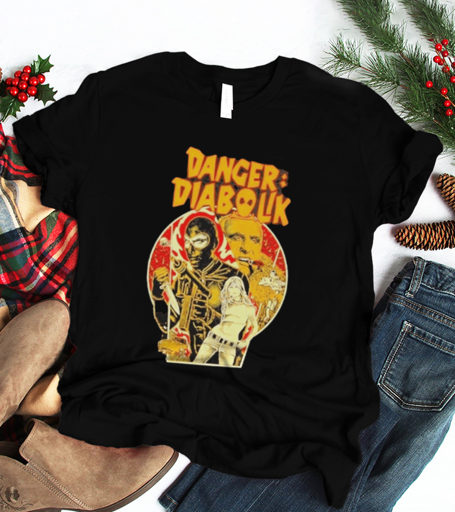 Danger Diabolik Italian Comic Mario Bava T-Shirt
