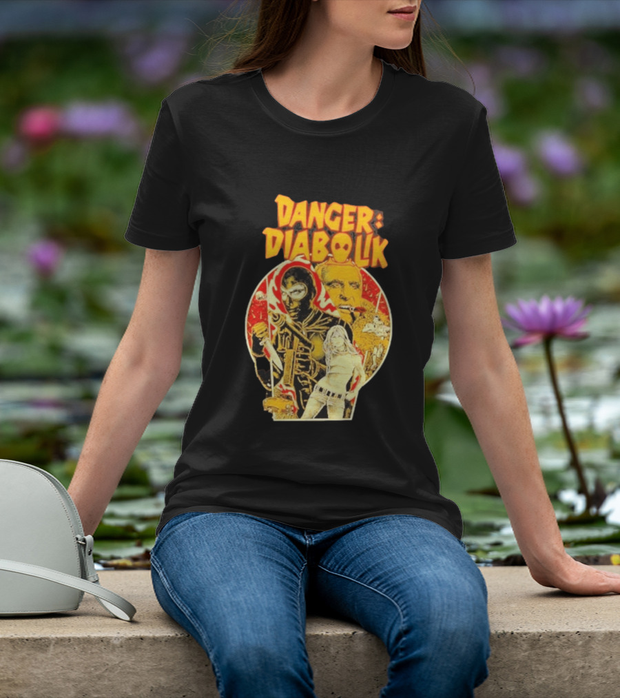 Danger Diabolik Italian Comic Mario Bava T-Shirt
