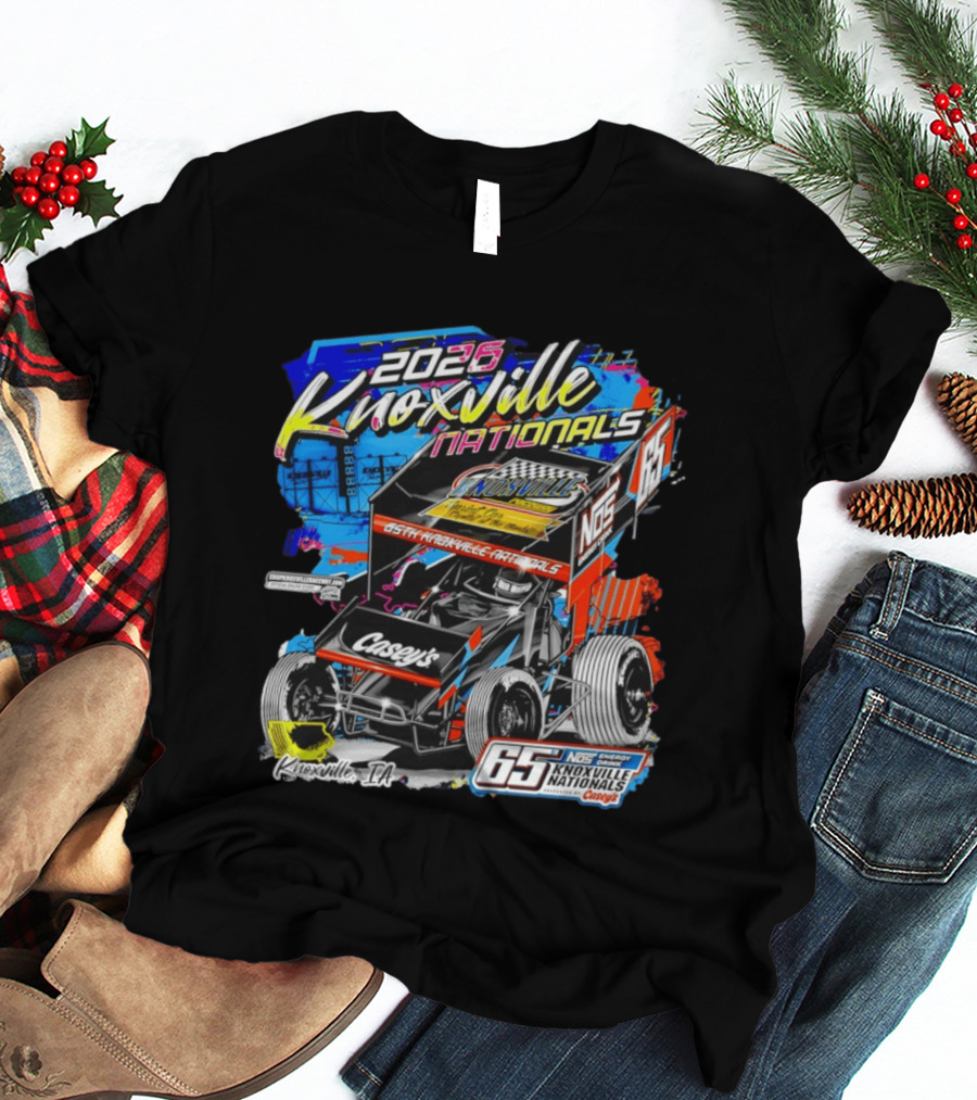 2026 Knoxville Nationals 65th NOS Energy Casey's Knoxville IA Racing Event T-Shirt