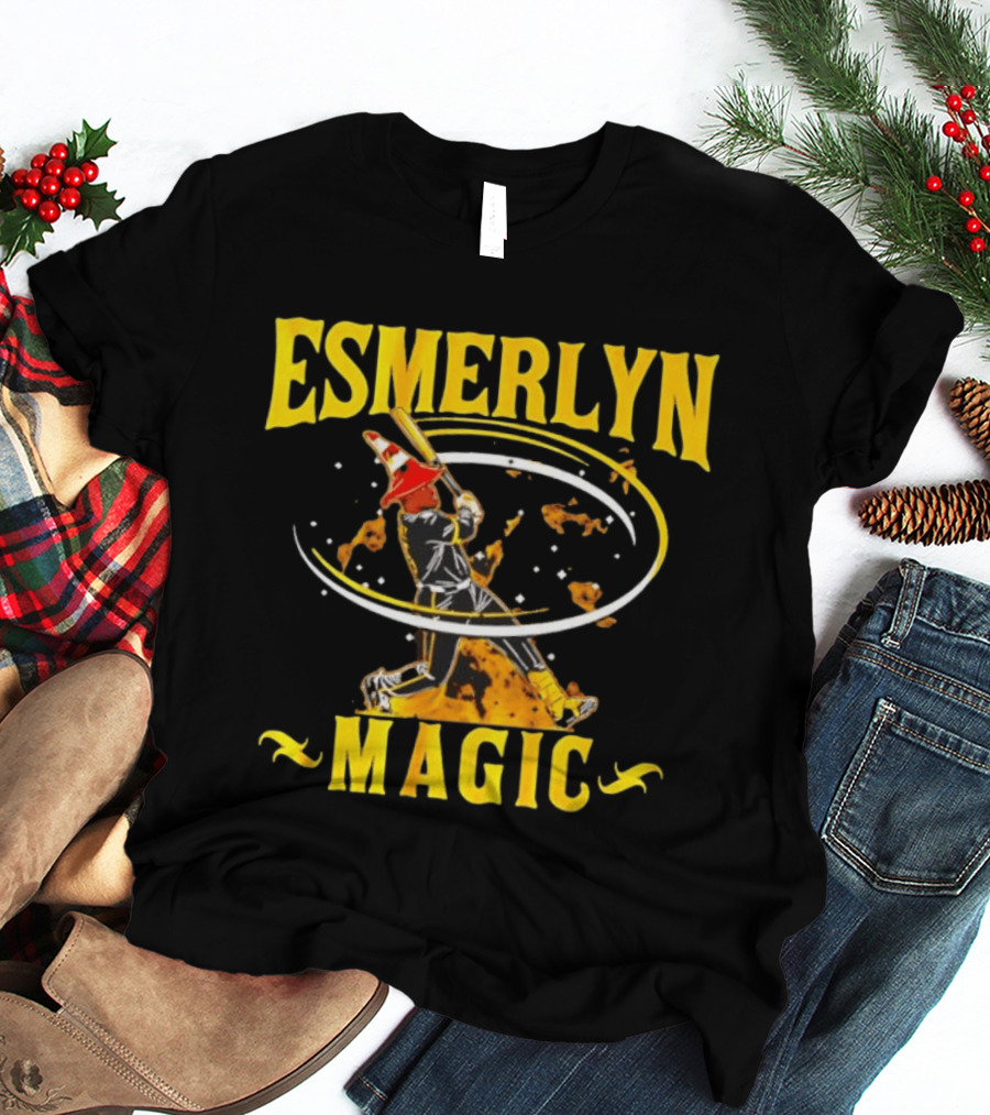 Esmerlyn Magic Baseball Players Association Swinging Batter T-Shirt