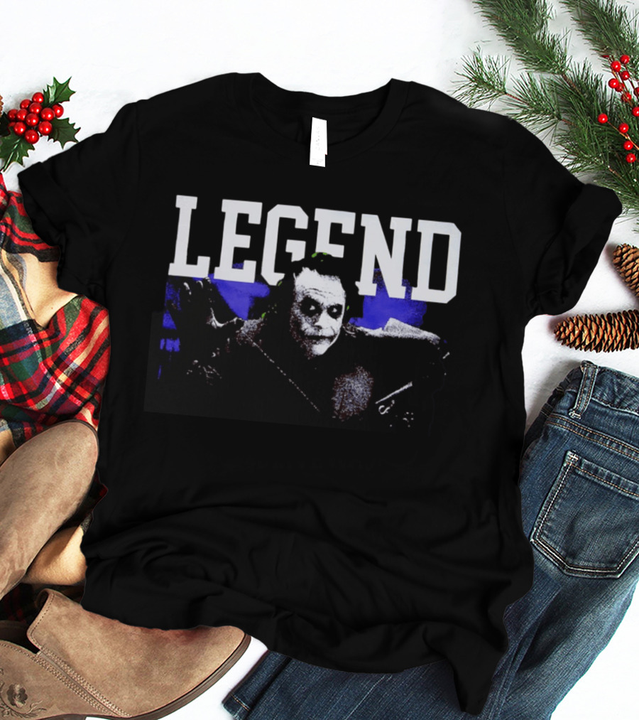 Heath Ledger Joker Legend Iconic Agent Of Chaos T-Shirt