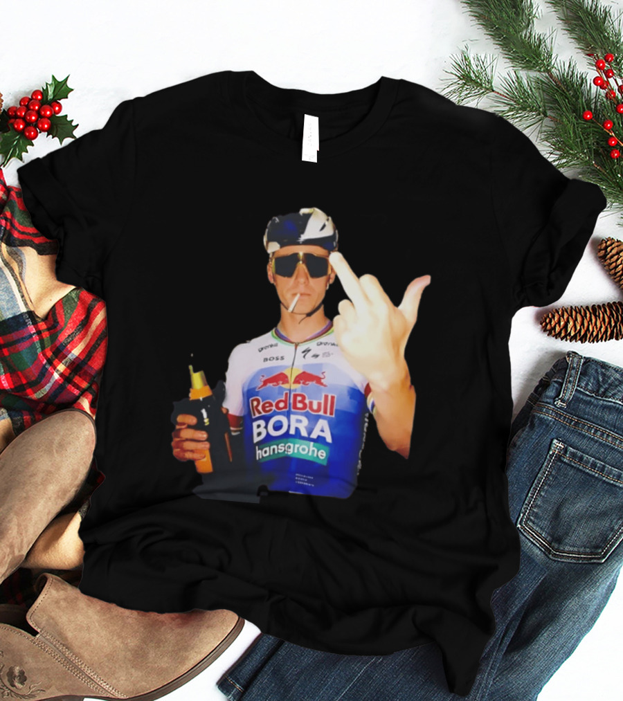 Remco Evenepoel Red Bull BORA Hansgrohe Smoking Gesture T-Shirt