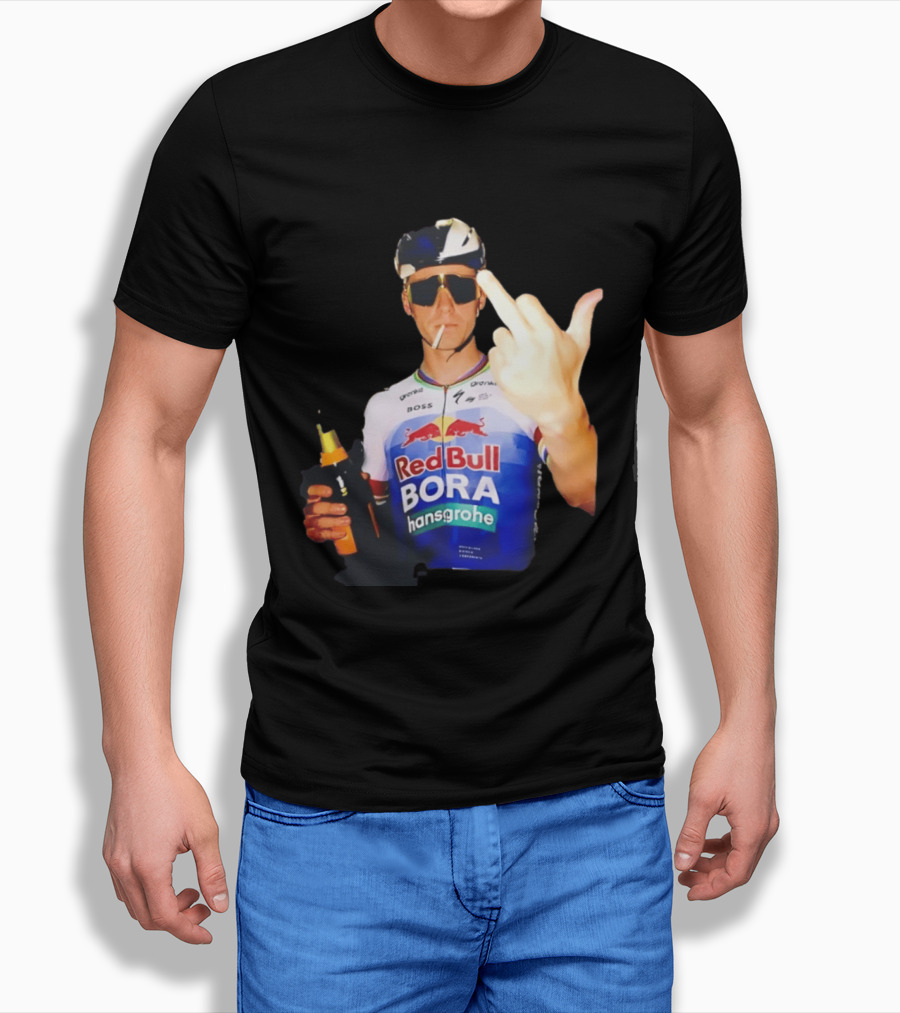 Remco Evenepoel Red Bull BORA Hansgrohe Smoking Gesture T-Shirt