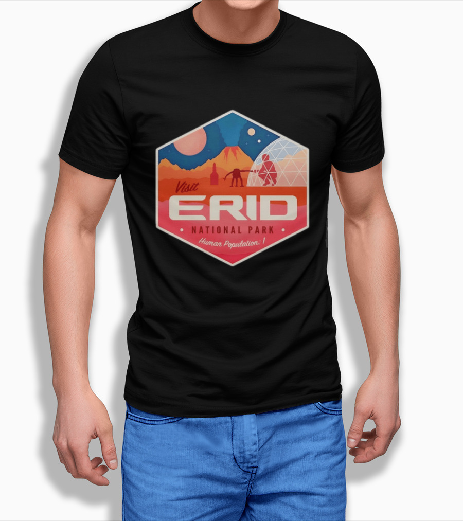 Rocky Alien Tau Ceti Visit Erid National Park Project Hail Mary Human Population One T-Shirt