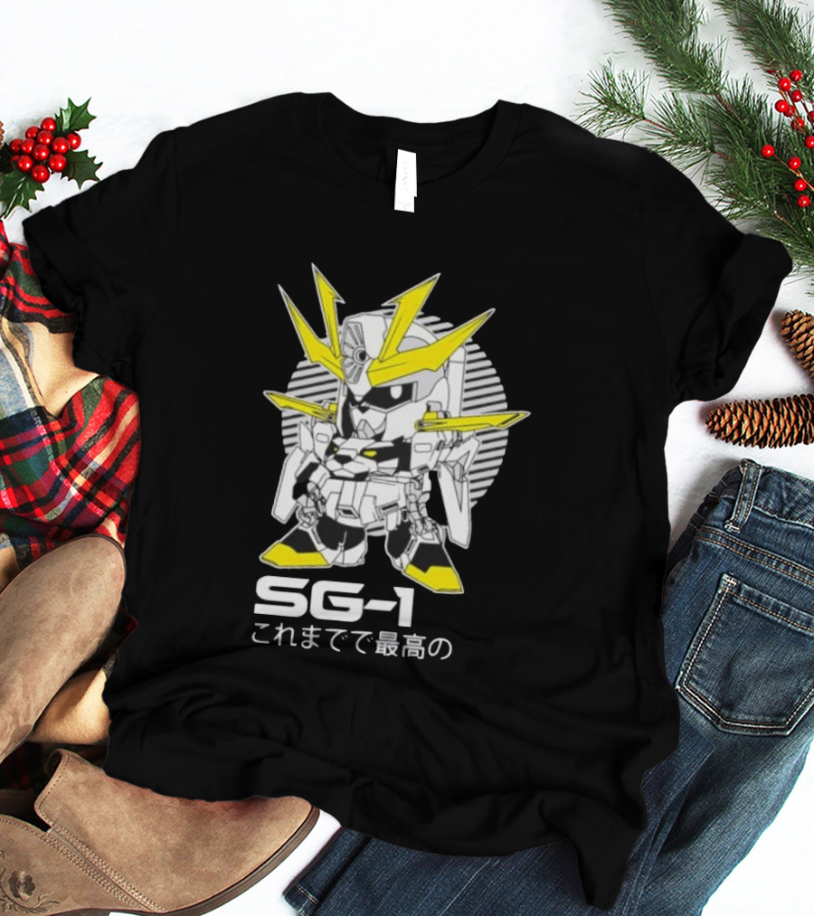 SG 1 Gundam Chibi Mecha Anime T-Shirt