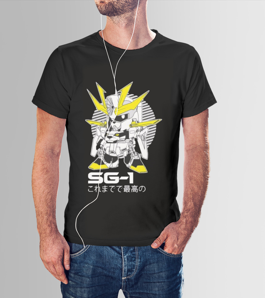 SG 1 Gundam Chibi Mecha Anime T-Shirt