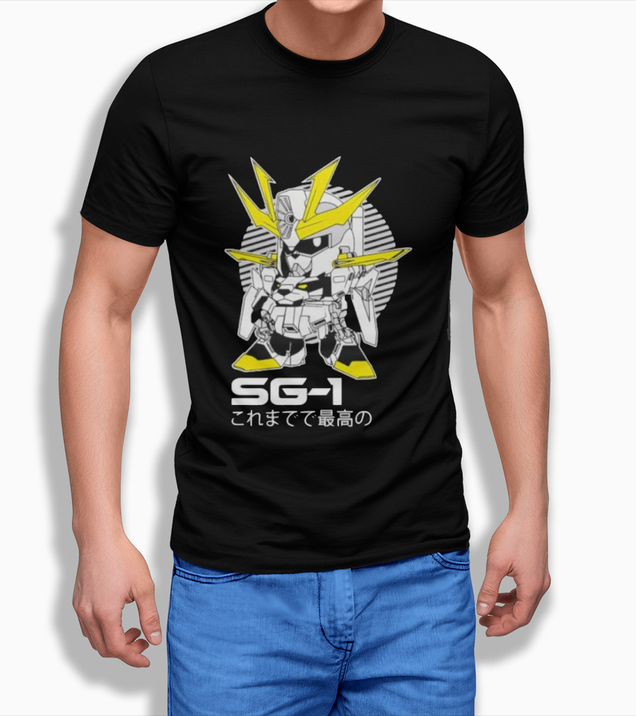 SG 1 Gundam Chibi Mecha Anime T-Shirt