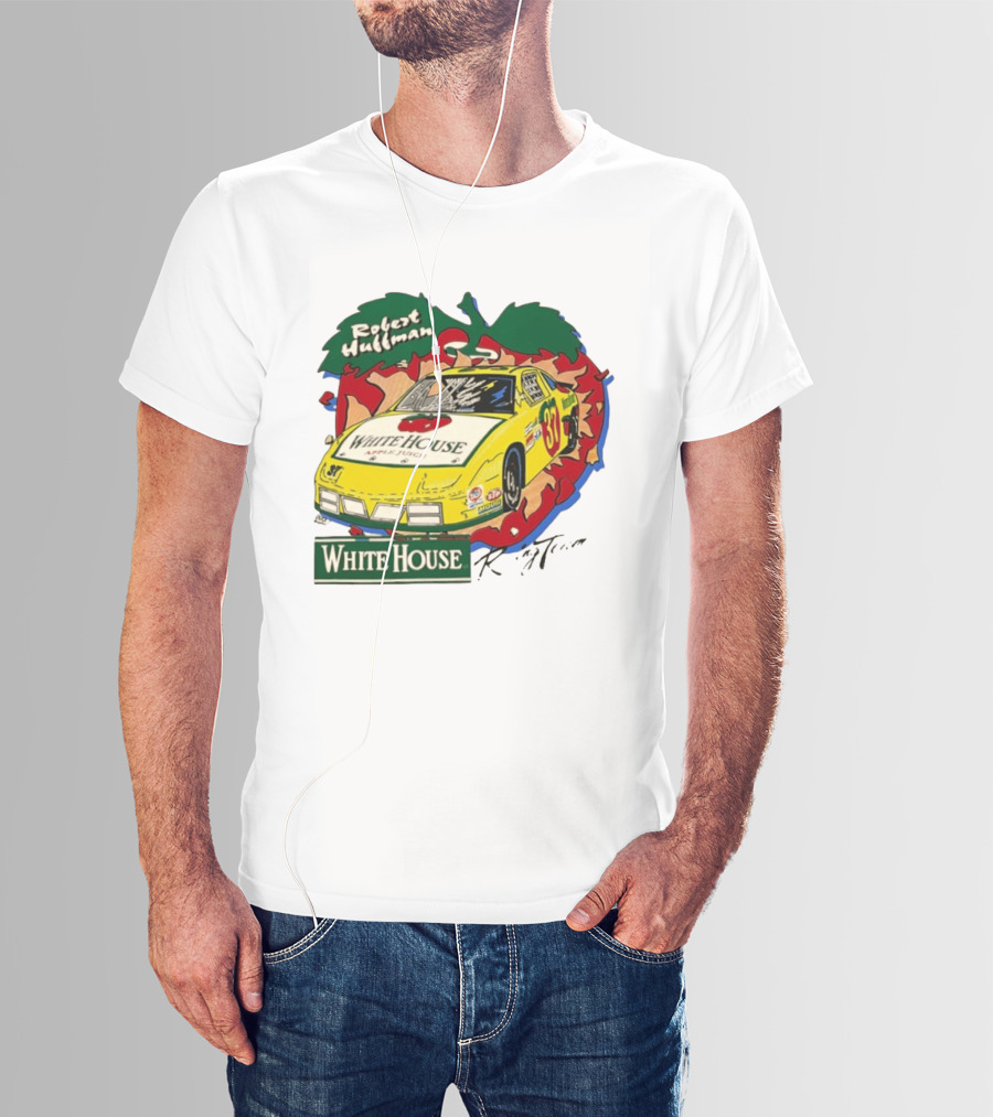 1996 Robert Huffman White House Apple Juice #37 Goody's Dash Series Car Racing T-Shirt