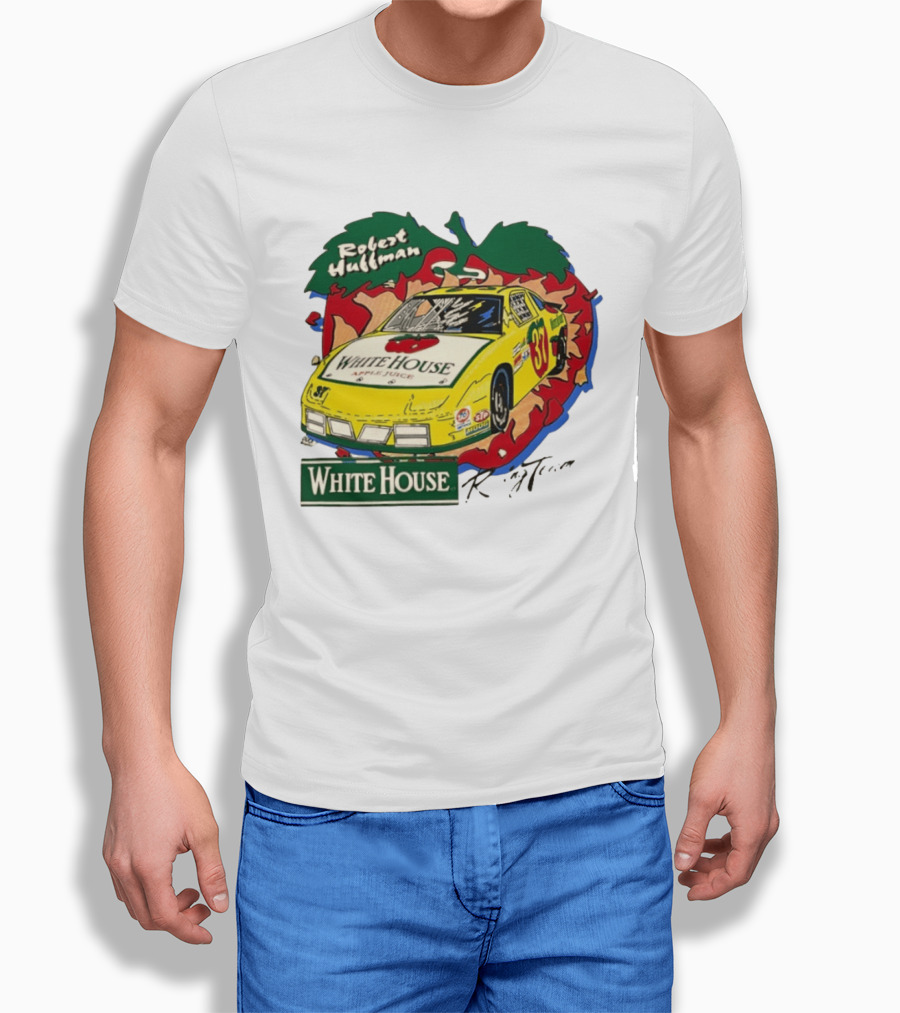 1996 Robert Huffman White House Apple Juice #37 Goody's Dash Series Car Racing T-Shirt