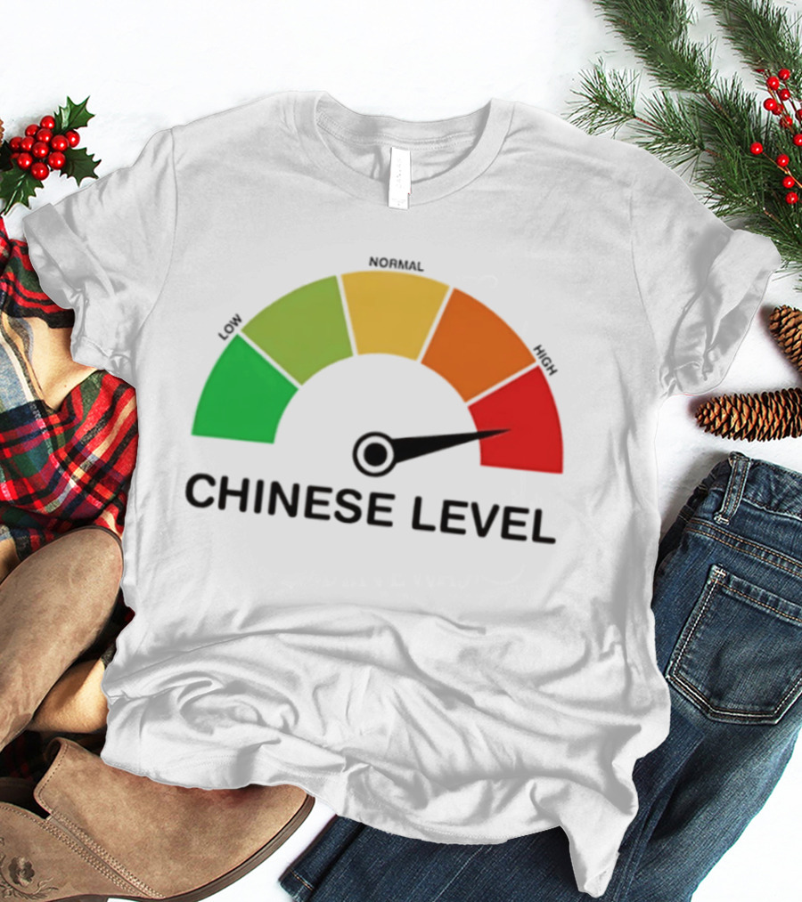 Chinese Level Meter Low Normal High Gauge T-Shirt