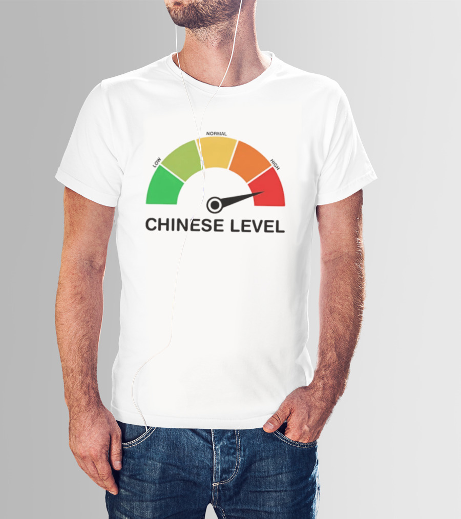 Chinese Level Meter Low Normal High Gauge T-Shirt