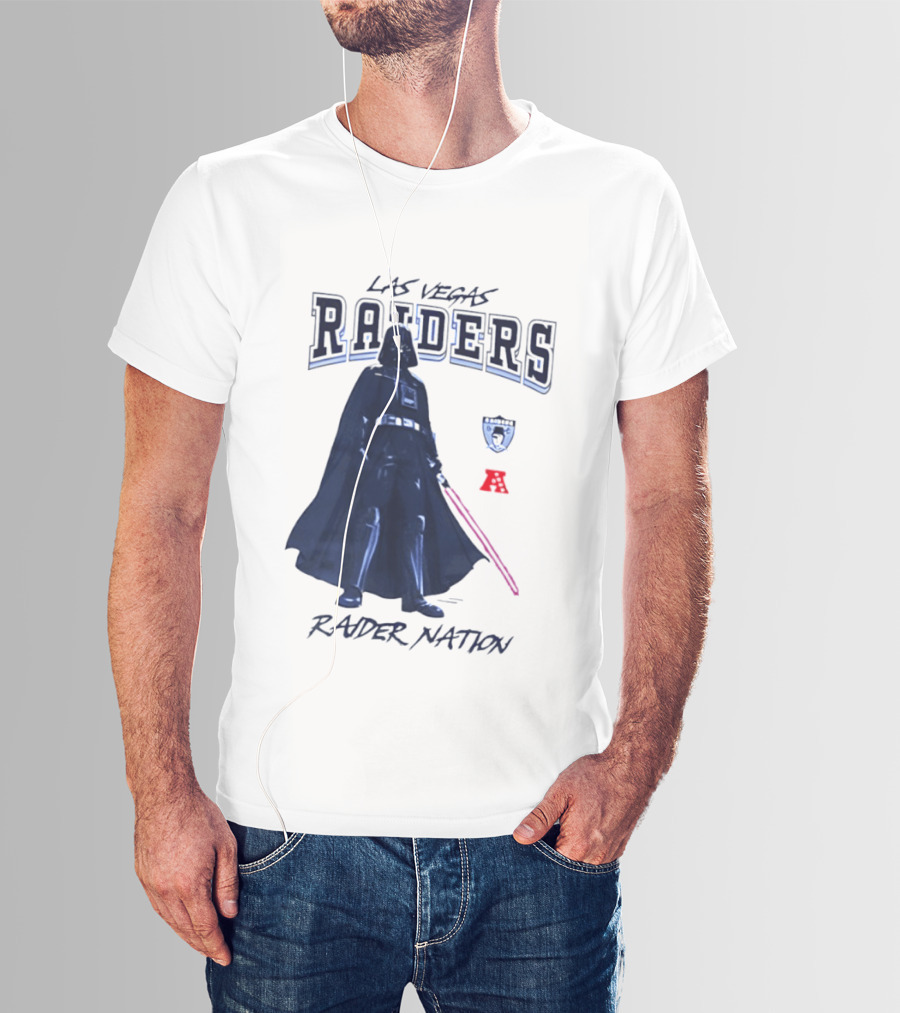 Las Vegas Raiders Darth Vader Raider Nation Star Wars 2026 T-Shirt