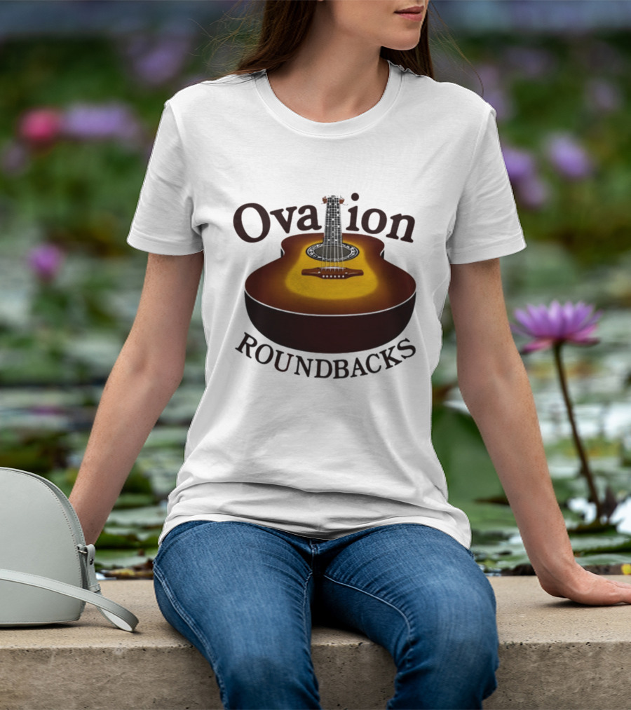 Ovation Roundbacks Acoustic Guitar Folk Music T-Shirt
