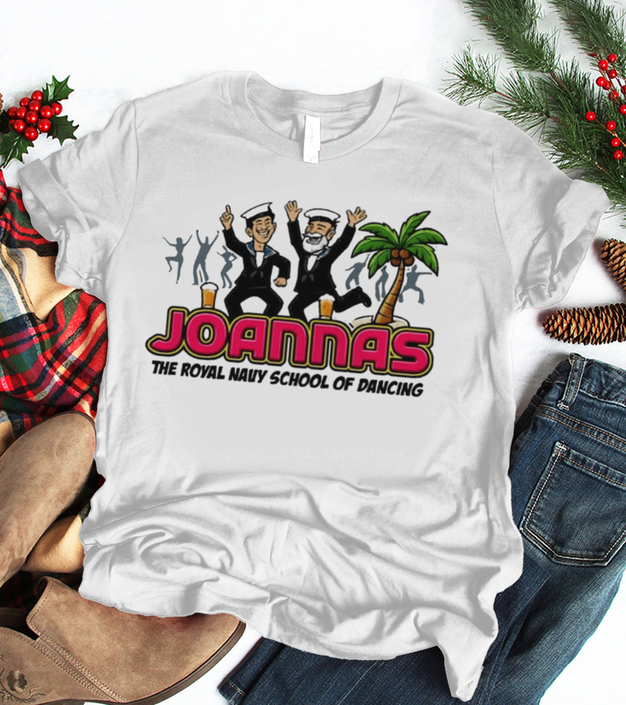 Joannas The Royal Navy School Of Dancing Tropical Palm Party Vibe T-Shirt
