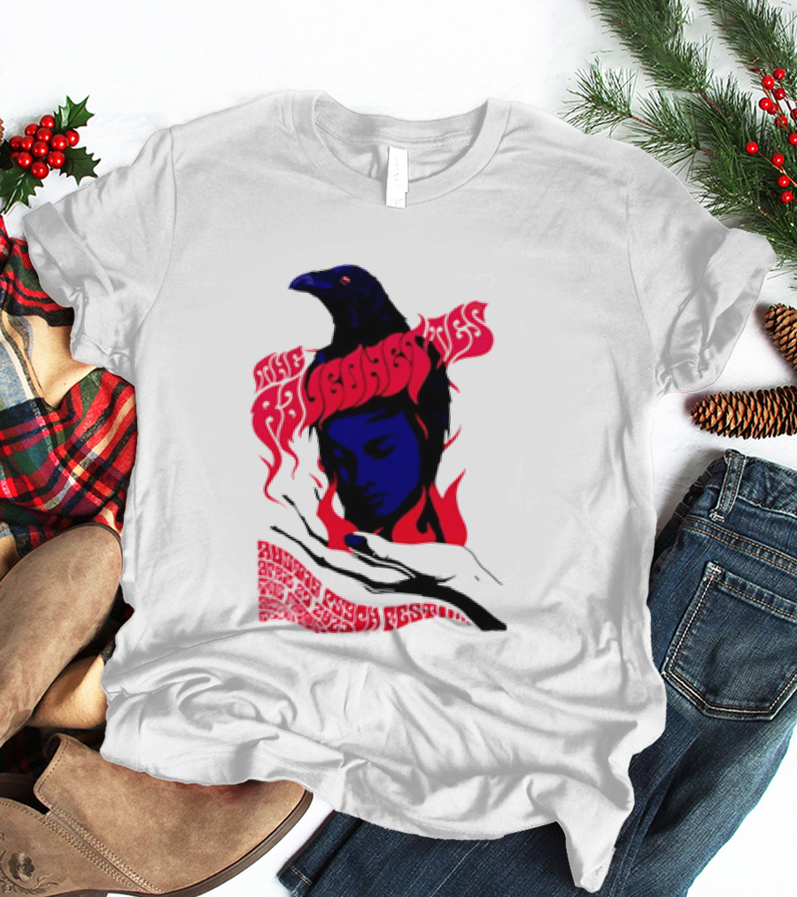 Raveonettes Austin Psych Fest Crow Fire Elements 2014 T-Shirt