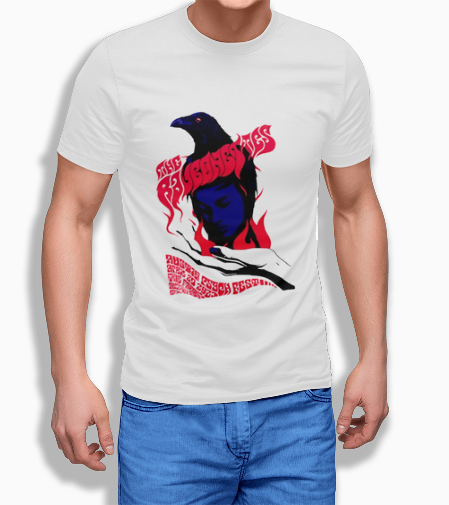 Raveonettes Austin Psych Fest Crow Fire Elements 2014 T-Shirt