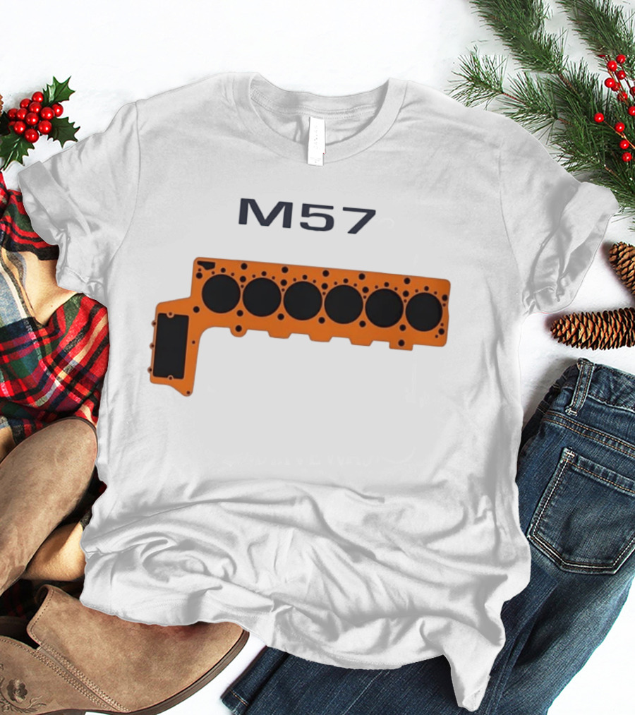 M57 Engine Components BMW Performance Straight Six T-Shirt