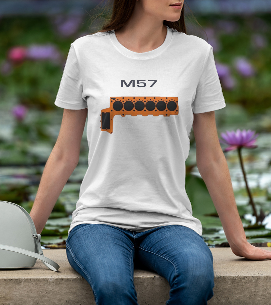 M57 Engine Components BMW Performance Straight Six T-Shirt