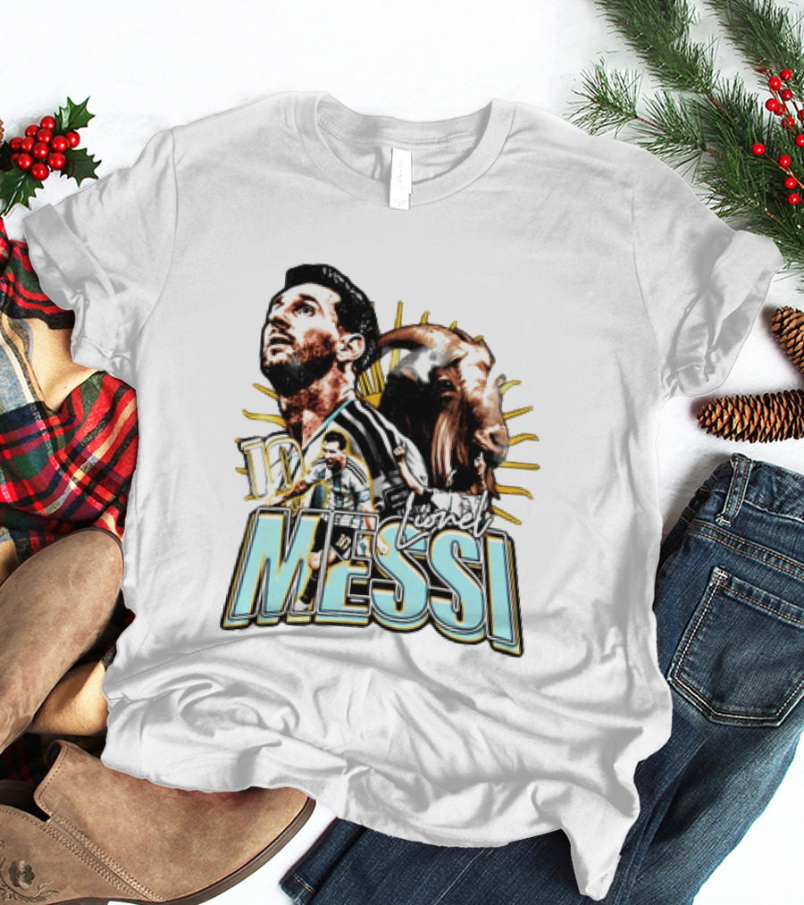 Lionel Messi 10 Goat T-Shirt
