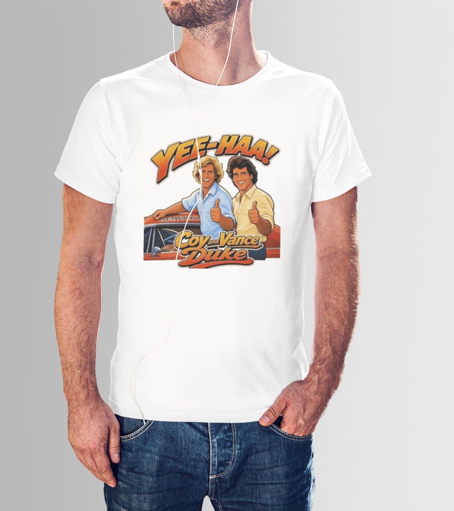 Yee Haa Coy And Vance Duke General Lee T-Shirt