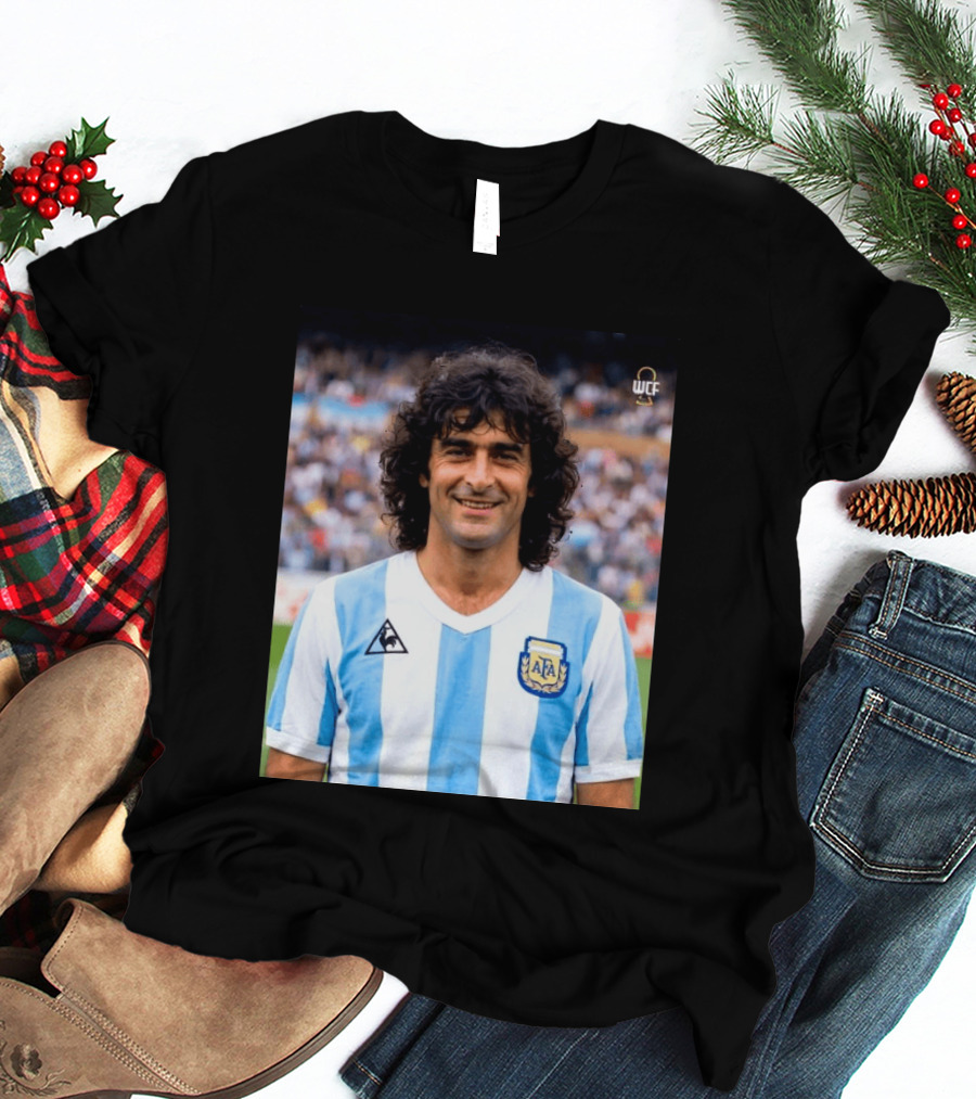 Happy Birthday Mario Kempes Argentina Football Legend AFA T-Shirt