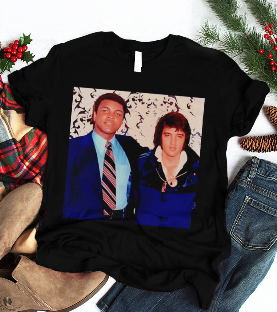Muhammad Ali Elvis Presley Iconic Encounter T-Shirt