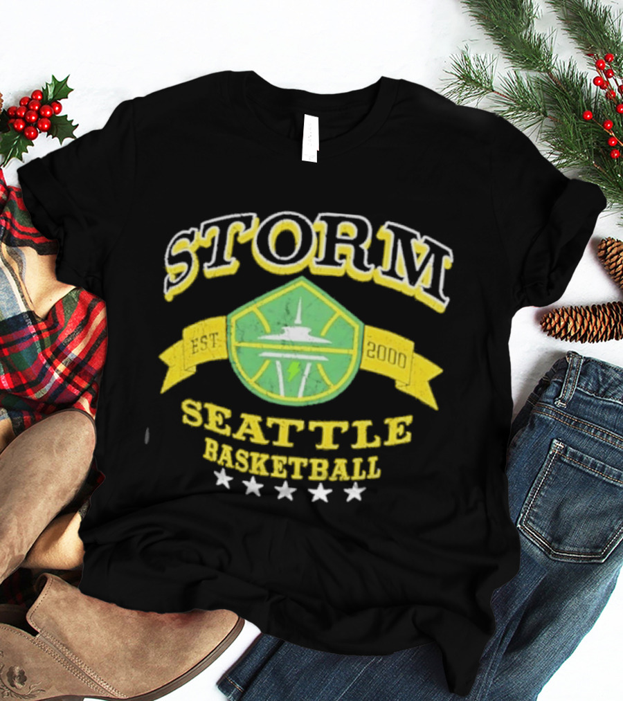Seattle Storm Basketball Est 2000 WNBA T-Shirt