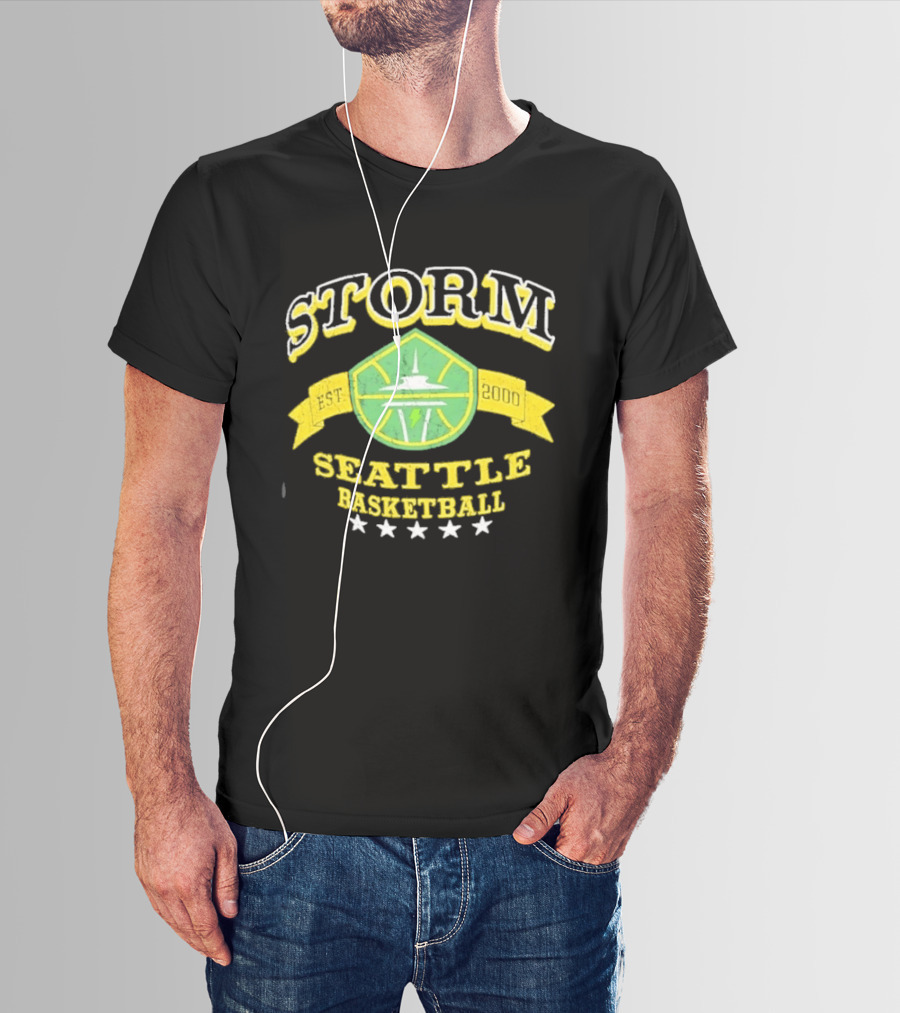Seattle Storm Basketball Est 2000 WNBA T-Shirt
