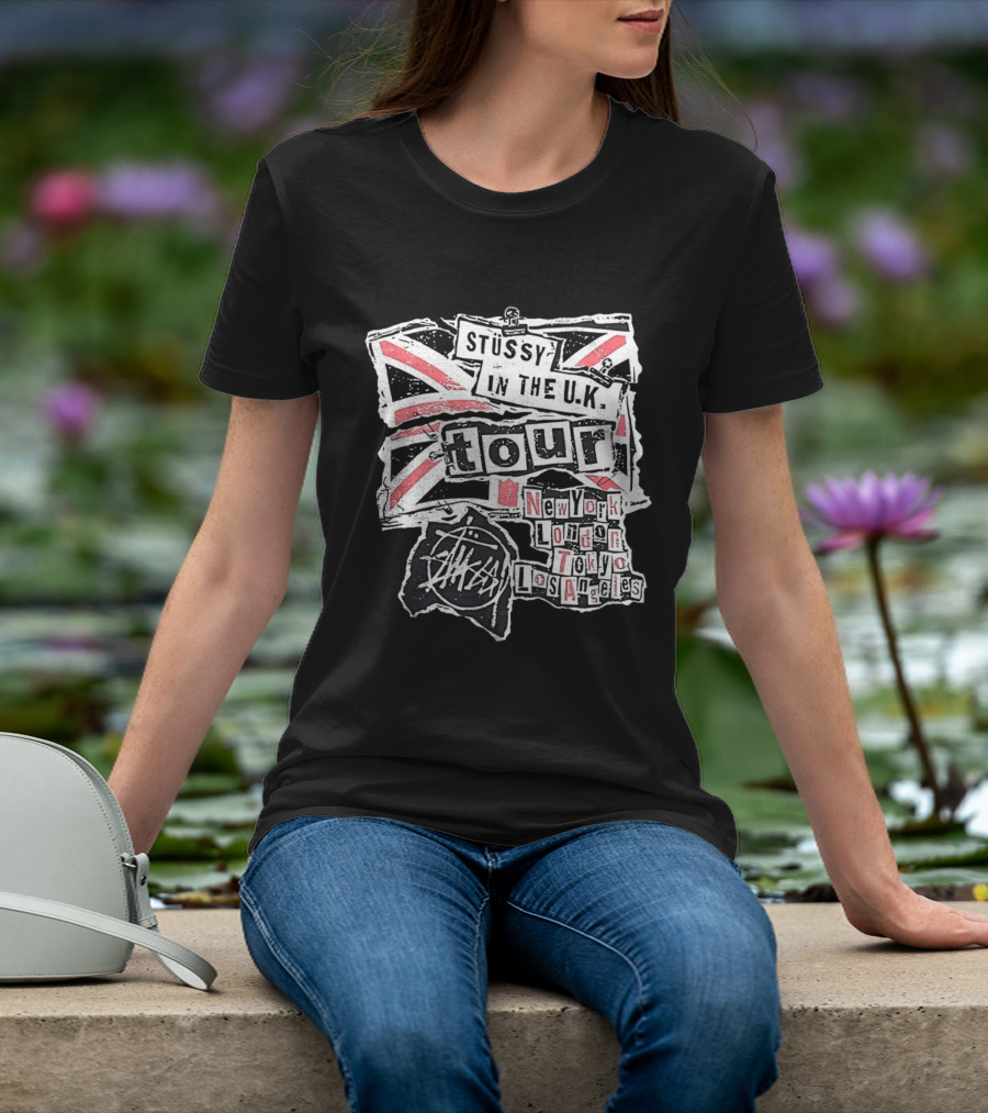 Stussy In The U.K. Tour New York London Tokyo Los Angeles T-Shirt