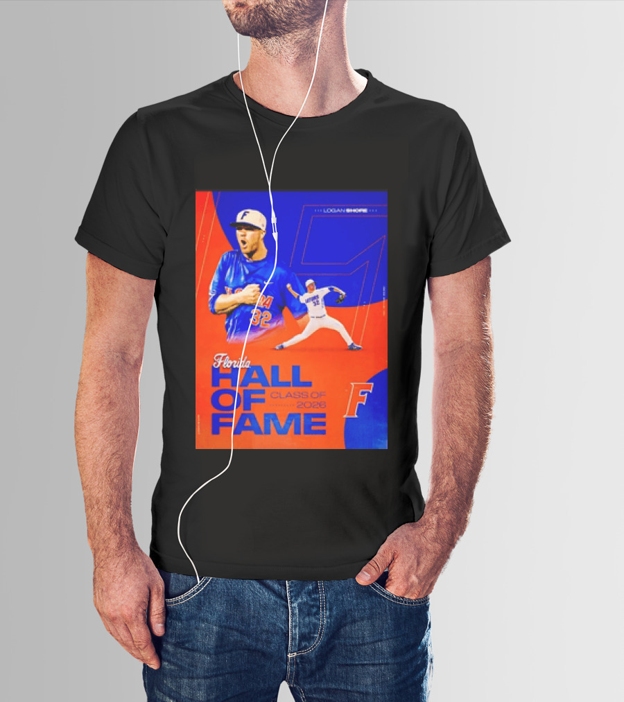 Logan Shore Florida Gators Hall Of Fame Class Of 2026 T-Shirt