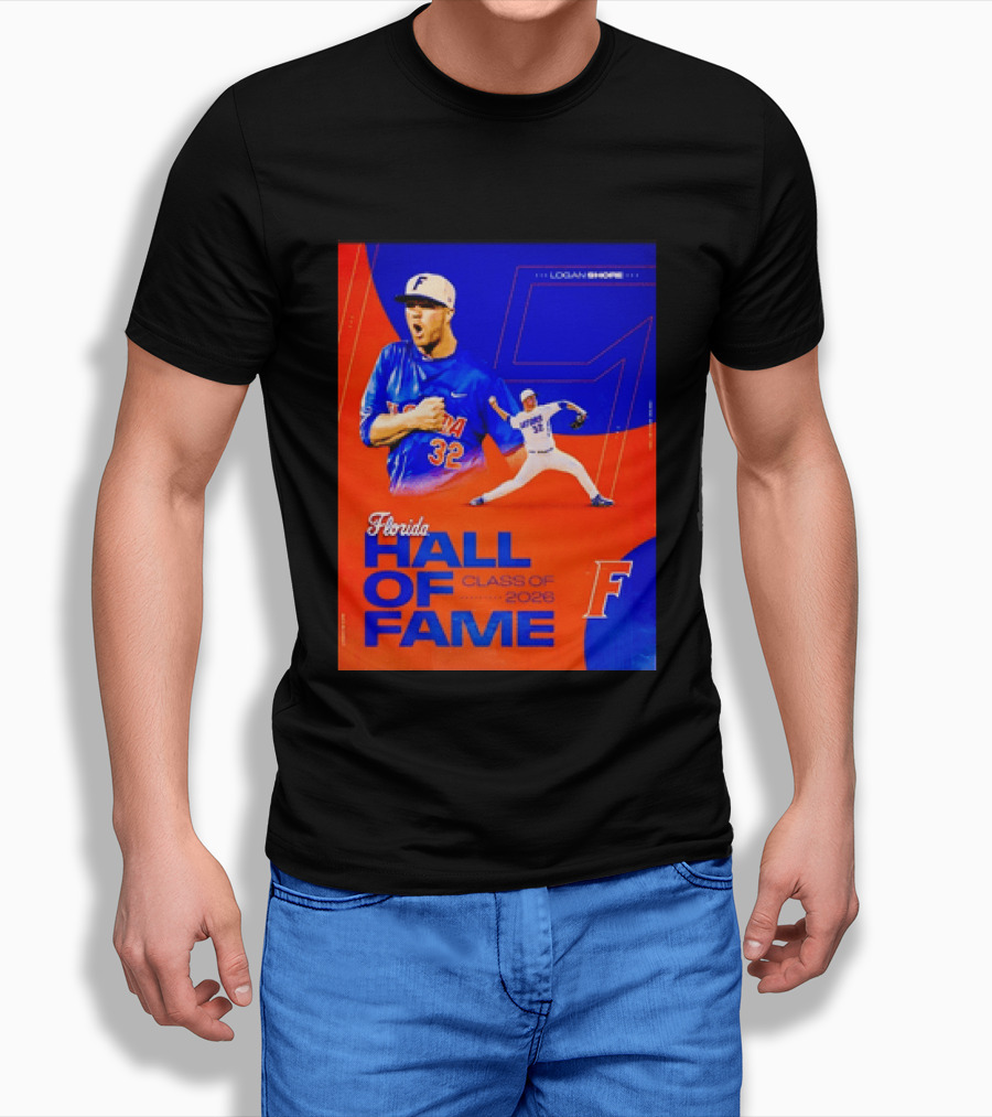 Logan Shore Florida Gators Hall Of Fame Class Of 2026 T-Shirt