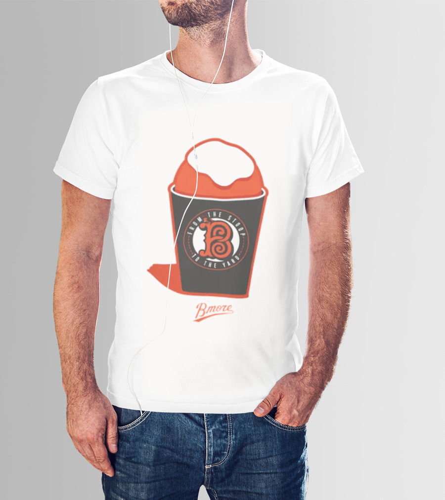 Baltimore Orioles From The Stoop To The Yard Snowball Bmore T-Shirt