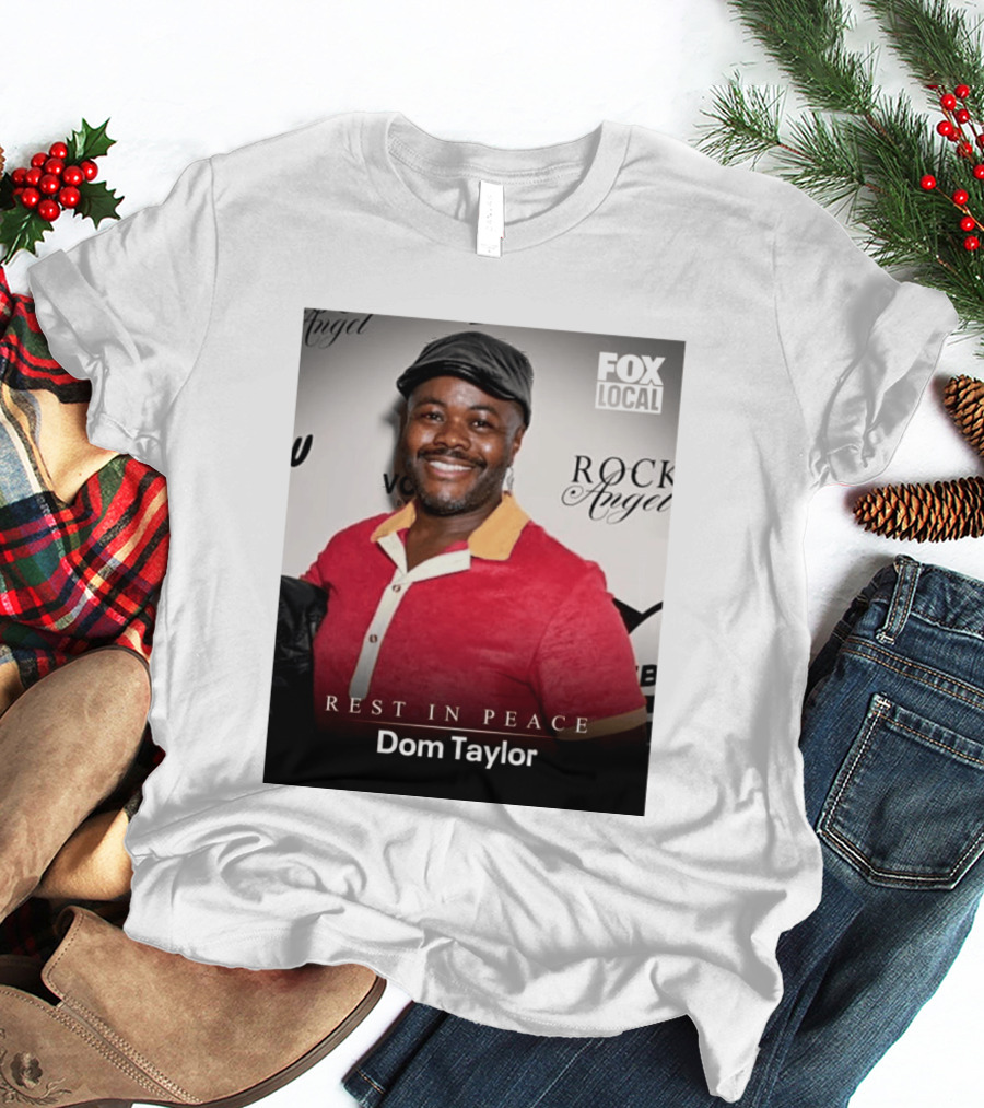 Rest In Peace Dom Taylor Celebrating Caribbean Cuisine Netflix Five Star Chef T-Shirt