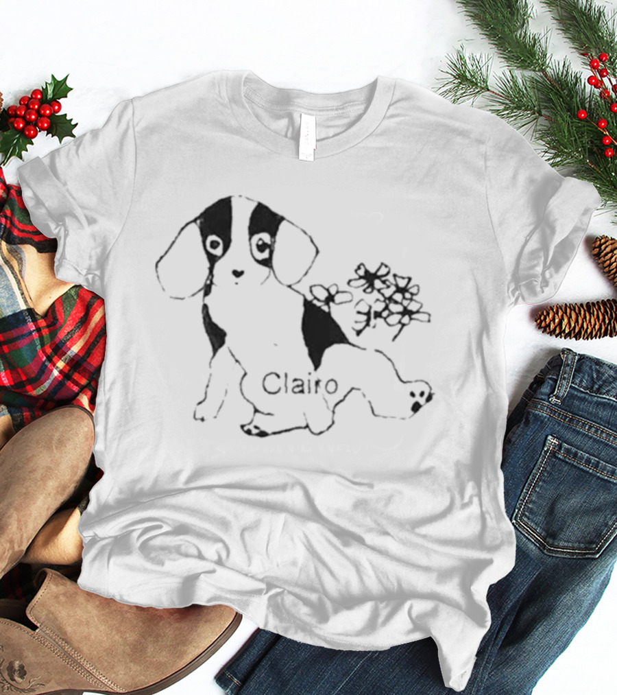 Clairo 5 Years Of Sling Flower Puppy Collection T-Shirt