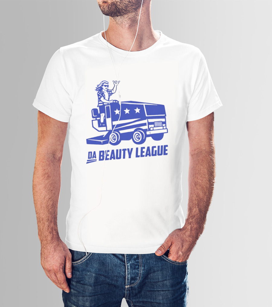 Da Beauty League Ice Resurfacer Shaka Sign T-Shirt