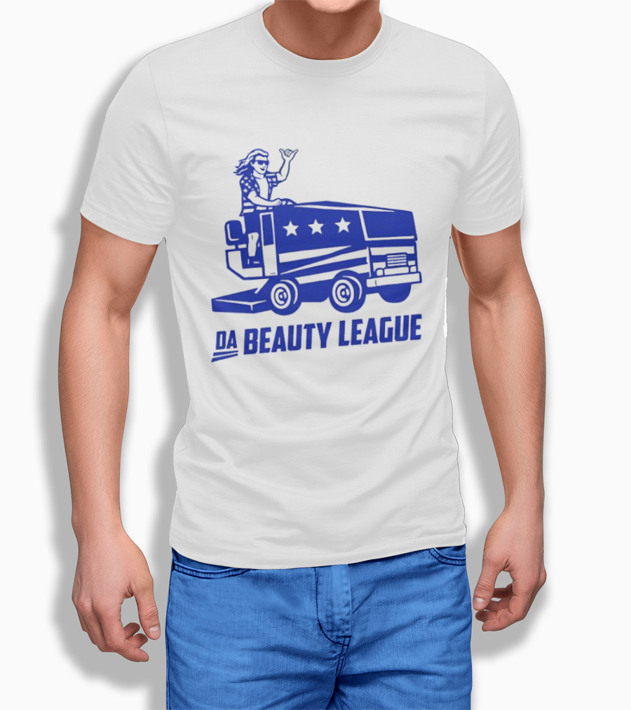 Da Beauty League Ice Resurfacer Shaka Sign T-Shirt
