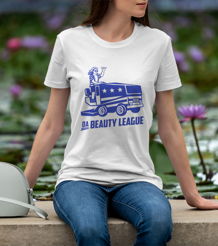 Da Beauty League Ice Resurfacer Shaka Sign T-Shirt
