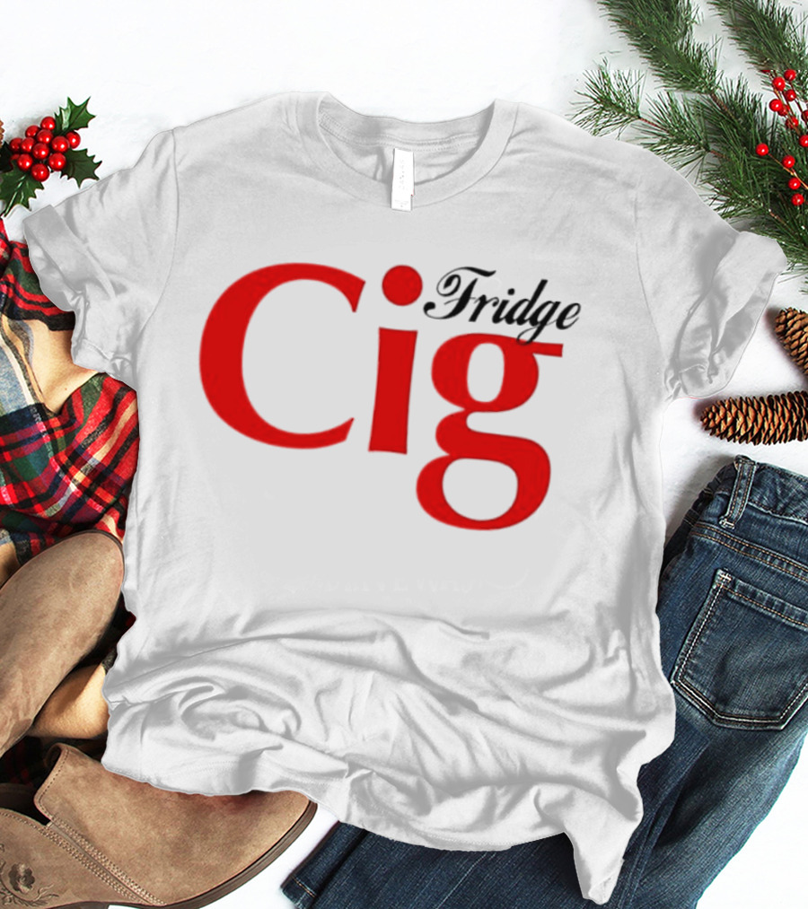 Fridge Cig Red Lettering T-Shirt