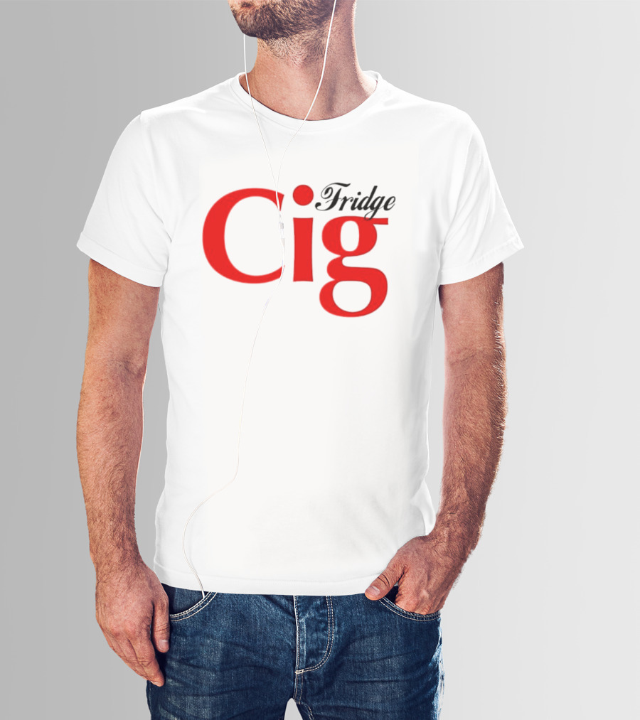 Fridge Cig Red Lettering T-Shirt