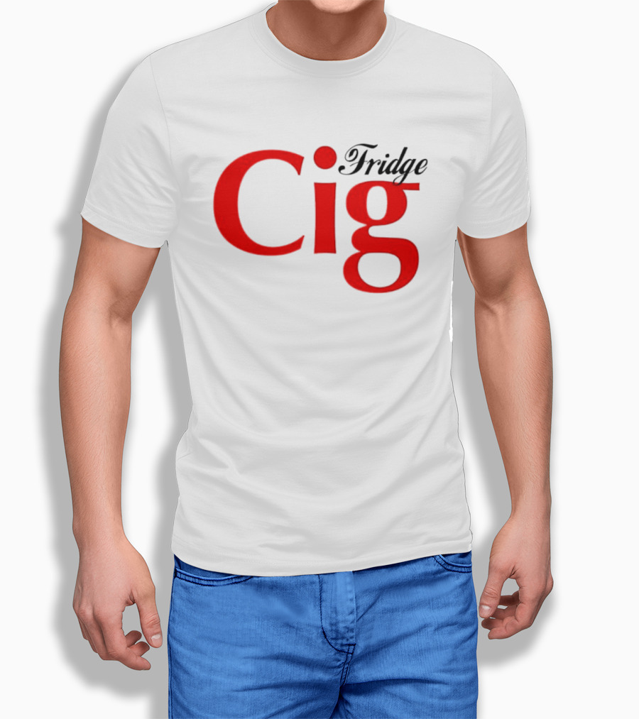 Fridge Cig Red Lettering T-Shirt