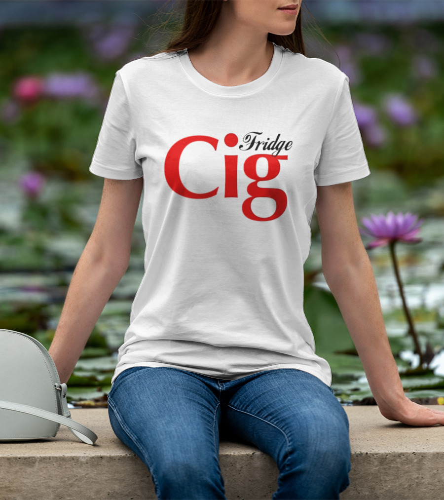 Fridge Cig Red Lettering T-Shirt
