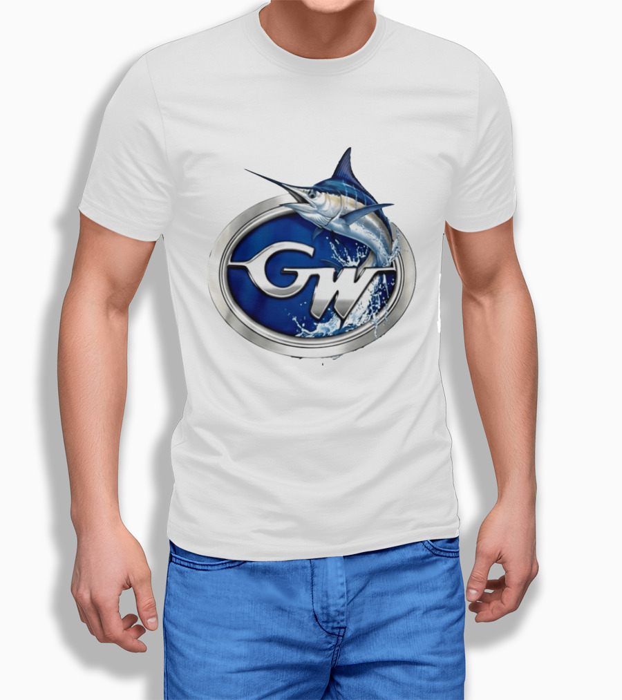 Grady White Boats GW Marlin Symbol Exceptional Attention To Detail T-Shirt