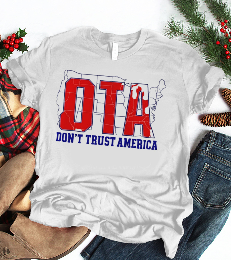 OTA Don't Trust America Map T-Shirt