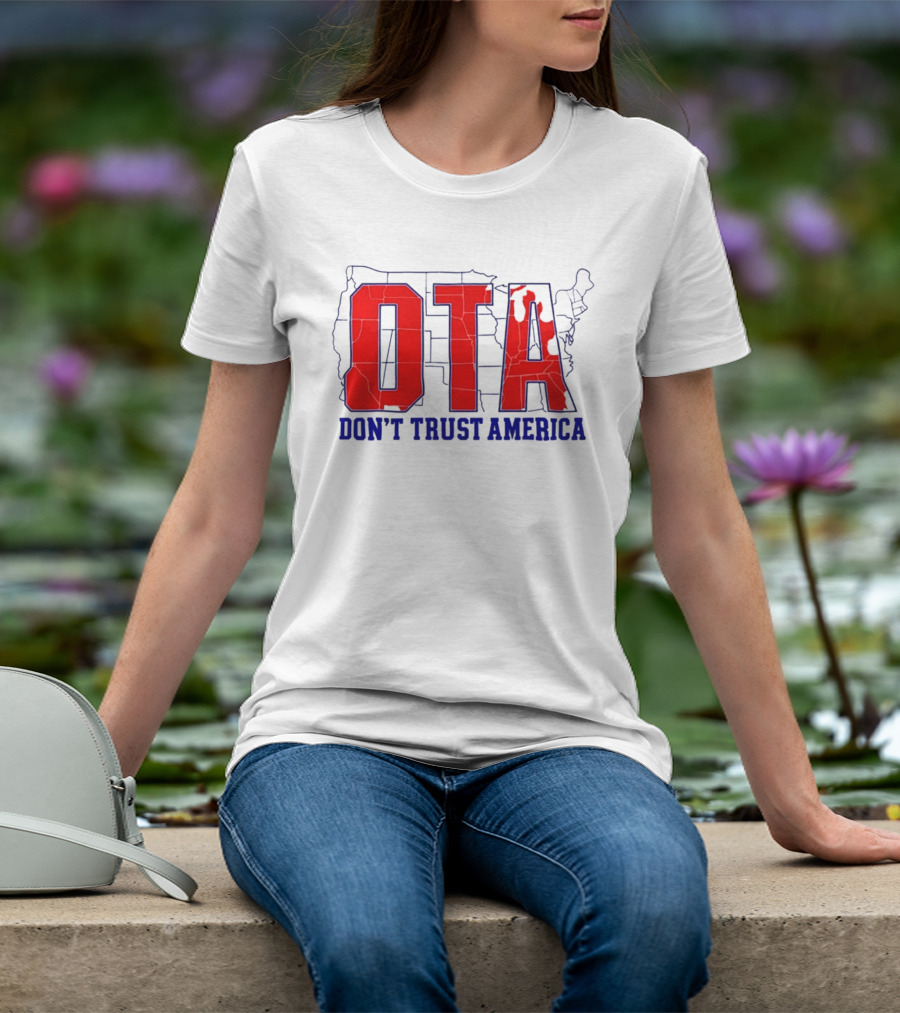 OTA Don't Trust America Map T-Shirt