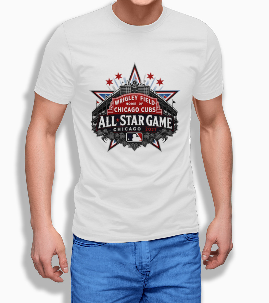 Wrigley Field Home Of Chicago Cubs 2027 MLB All Star Game T-Shirt