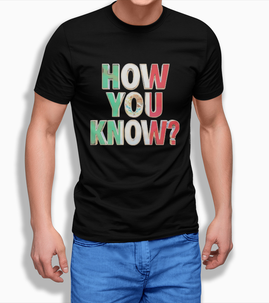 AEW Mexico Flag How You Know Wrestling T-Shirt
