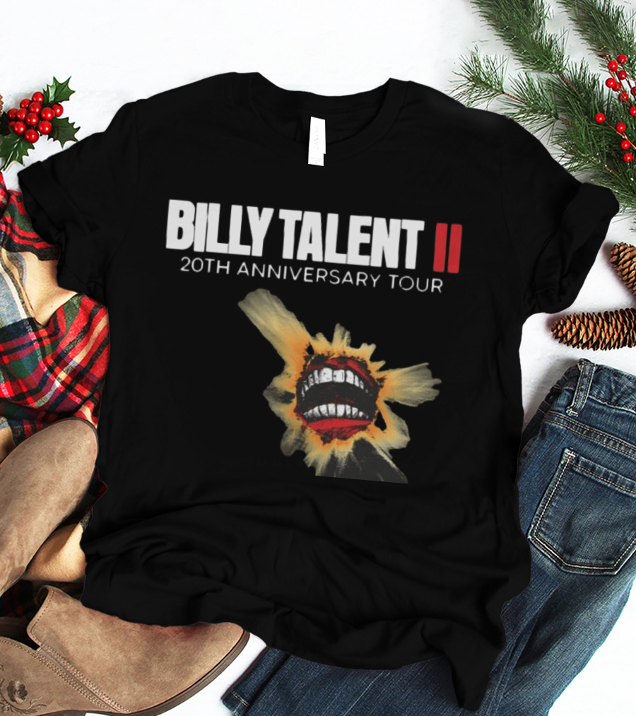 Billy Talent II 20th Anniversary Explosive Artwork Tour 2026 T-Shirt
